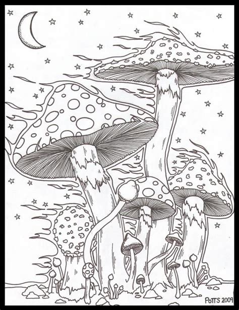 The natural, organic feel of the artwork will add to the feeling of calm you get from great coloring books. Mushrooms In The Wind by jpotts90 on DeviantArt | Mushroom ...