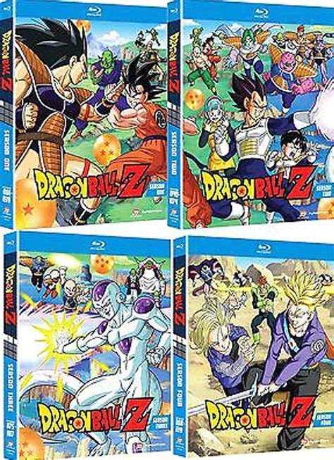Dragon Ball Z Complete Season 1 2 3 And 4 Region Free 4 Box Sets