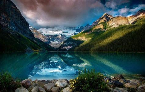 Photography Nature Landscape Lake Mountains Forest
