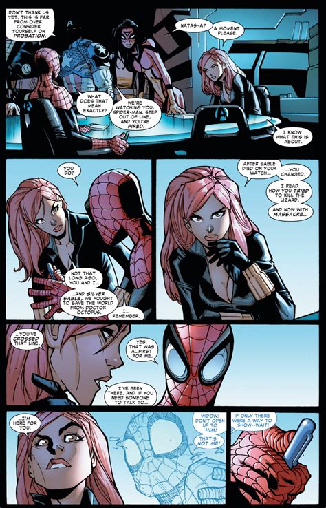 Peter Parker Tries To Warn Black Widow Comicnewbies