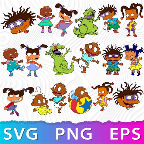 Rugrats American African Bundle Svg Rugrats Clipart Just A 90s Mama Porn Sex Picture