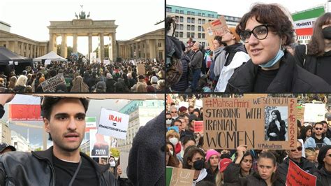Proteste Im Iran Berliner Zeigen Solidarität Afp Youtube