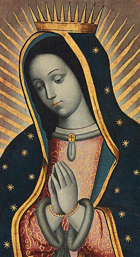 Virgin Of Guadalupe Nicolas Enriquez By Nicolas Enriquez Painting By