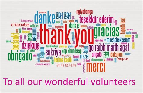 Thank You To Volunteers Ivas