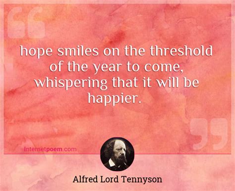 Hope Smiles On The Threshold Of The Year To Come Whi 1