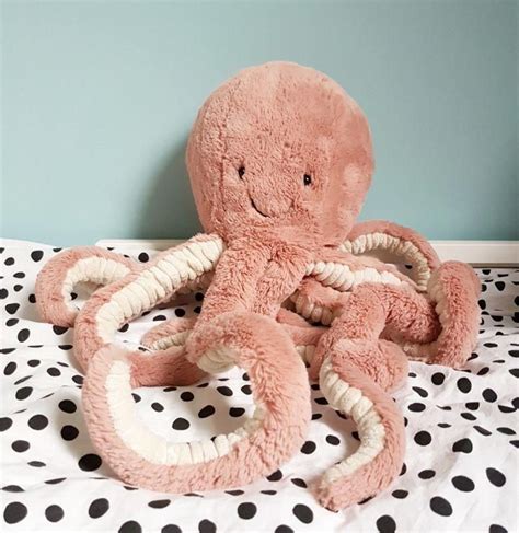 Jellycat Knuffel Odelle Octopus Medium 49cm Cute Stuffed Animals