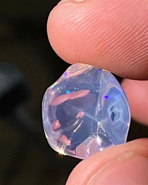 Amazing Water Opal With Its Pretty Blue Sparkles Weight Etsy