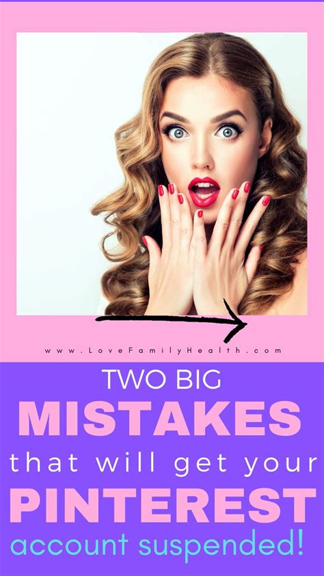 two big mistakes that will get your pinterest account suspended pinterest marketing strateg