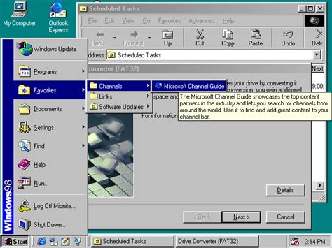 Guidebook Screenshots Windows 98