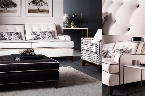 Handmade Monaco Sofas Seventies Style Furniture Delcor Monochrome