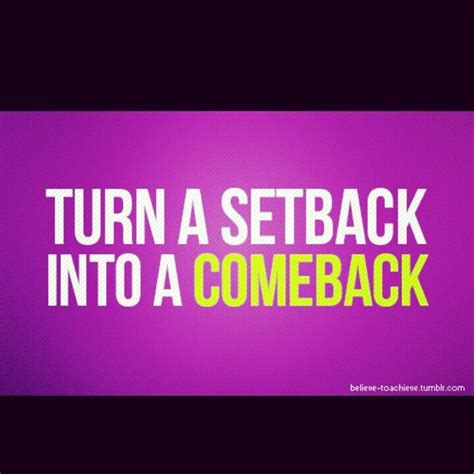 Setback ↘ Comeback Quotes Motivation Inspirational Quotes