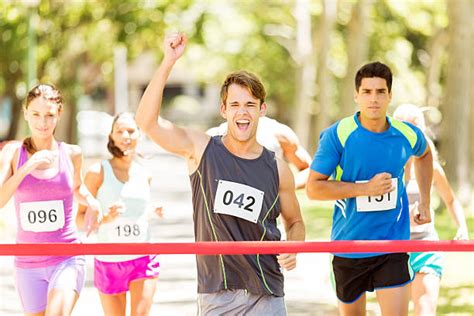Royalty Free Crossing The Finish Line Pictures Images And Stock Photos