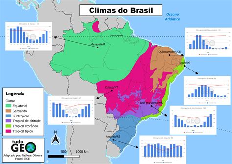 Below is the full article. Mapa dos climas do Brasil com climogramas - TudoGeo