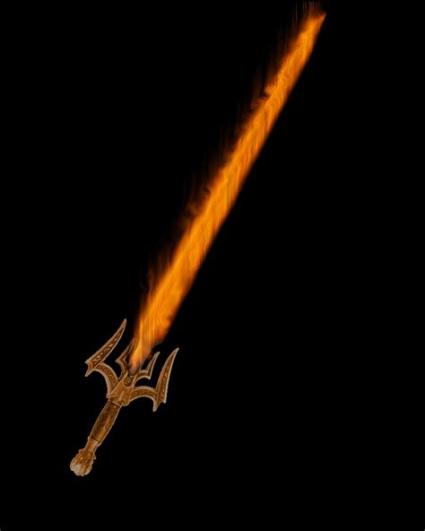 Flaming Sword By Huknar On Deviantart