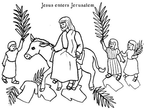 Palm Sunday Coloring Pages Best Coloring Pages For Kids