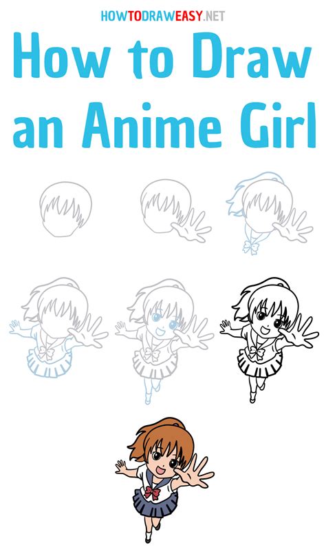 Cute Anime Drawings Step By Step How To Draw Anime Eyes With Easy