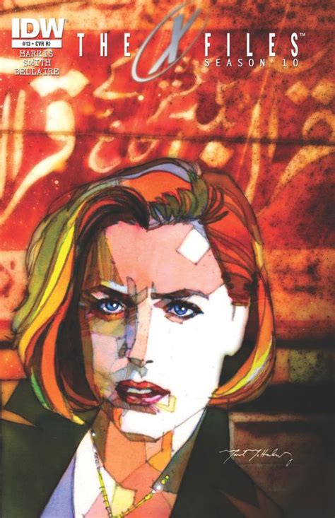 The X Files Season 10 Agent Scully By Markmchaley On Deviantart X Files Scully Illustration