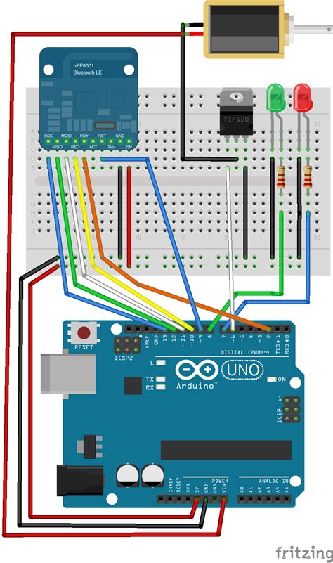 Controlling A Lock With An Arduino And Bluetooth Le Diy Electronics