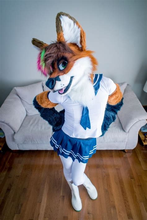 School Girl Foxx Fursuit Furry Furry Fan Anime Furry