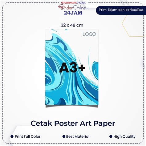 Jual Cetak Poster A3 Art Paper Shopee Indonesia
