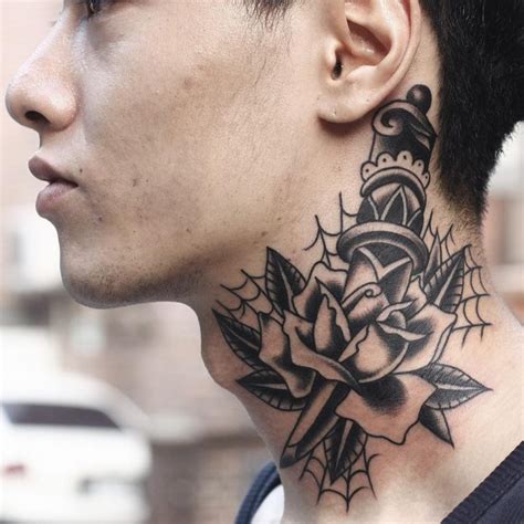Aside from the face, there's nothing more noticeable. 75+ Best Neck Tattoos For Men and Women - Designs ...