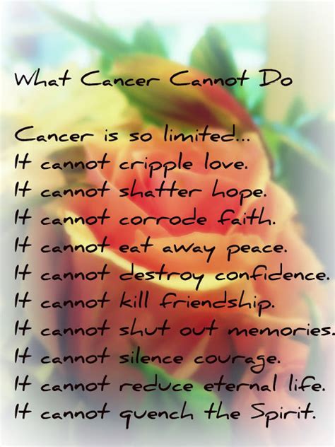 Hope these inspirational and positive breast cancer quotes will help you to gain better perspective on life. Inspirational Quotes For Cancer Families. QuotesGram