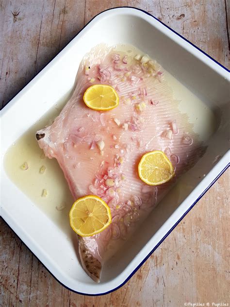 Aile de raie au four un recette facile et délicieuse