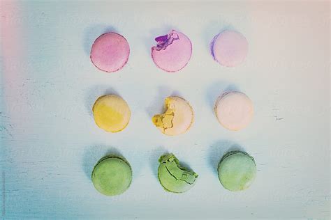 Nine Macarons By Stocksy Contributor Gillian Vann Stocksy