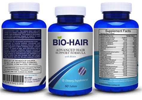 Bio Hair Vitamins For Faster Hair Growth And Hair Health Extra