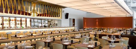 The décor may be swish and the food on the fancy side, but with two courses from the express menu costing just £17.95 you elegantly designed but with its feet firmly on the ground; The Restaurant at Heathrow Terminal 5 | Plane Food ...