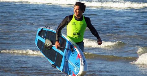 Travis Grant Chez Nsp En Stand Up Paddle Beach Race Stand Up Paddle