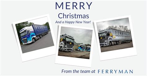 Merry Christmas And A Happy New Year Ferryman Transport