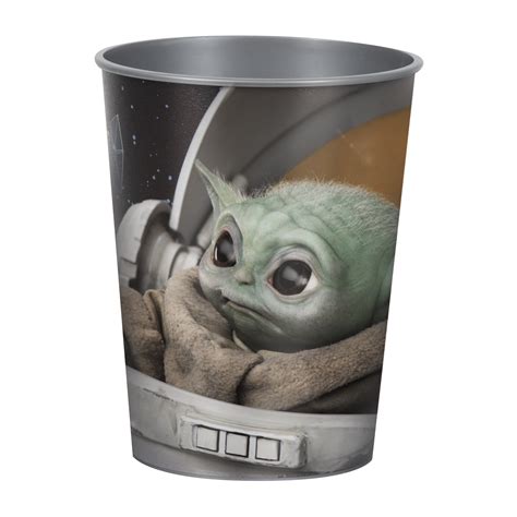 Star Wars The Mandalorian The Child Baby Yoda Birthday Plastic Cup