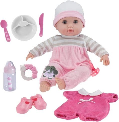 Berenguer Boutique 15 Soft Body Baby Doll Pink 10 Piece T Set