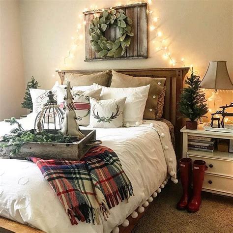 Best Christmas Bedroom Decor Ideas For A Cozy Holiday Farmhouse