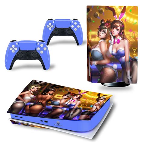 For Ps5 Game Sex Girls Slayer Girl Pvc Skin Vinyl Sticker Decal Cover Console Dualsense