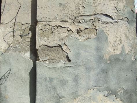 Peeling Paint And Cracked Plaster Interesting Textured Wall In