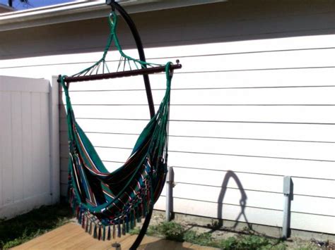 Image of double hammock chair stands 300x225 hammock chair stand diy diy hammock chair backyard hammock. Swinging Chair : Download Hammock Stand Diy Images Chairs ~ Camdencharter