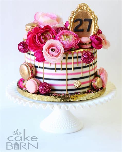 27th Birthday Cake Ideas For Her Roma Theriault