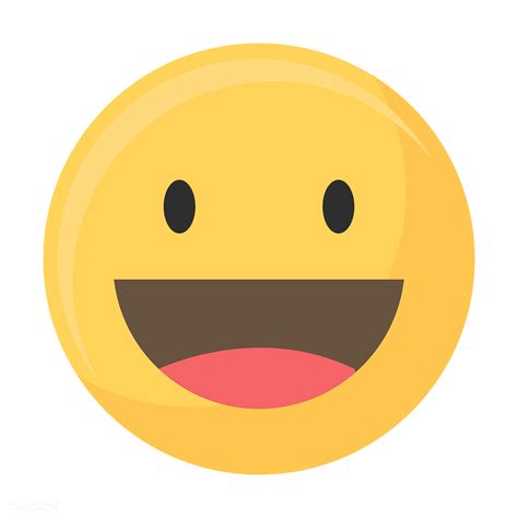 Happy Face Emoji Icon Royalty Free Stock Transparent Png 1230160