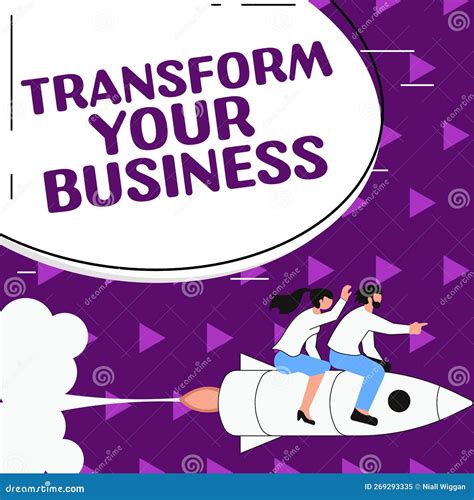 Text Caption Presenting Transform Your Business. Business Concept