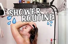 routine shower morning