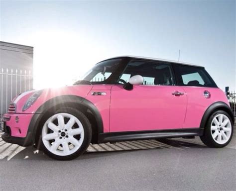 Pink Mini Cooper Girly Cars Mini Cooper Pink Car