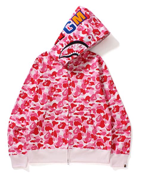 Pink Bape Hoodie Shop Pink Shark Bape Hoodies