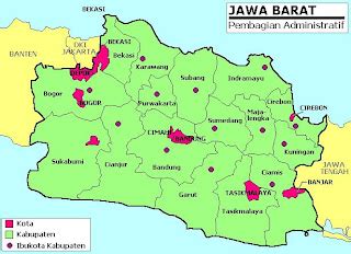 Blog Orang Bekasi Peta Kabupaten Bekasi Jawa Barat