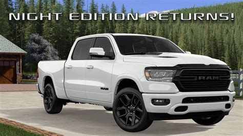 Detailed specs and features for the 2020 ram 1500 including dimensions, horsepower, engine, capacity, fuel economy, transmission, engine type, cylinders, drivetrain and more. 2020 Ram 1500 Night Edition and Rebel Black Package! - YouTube