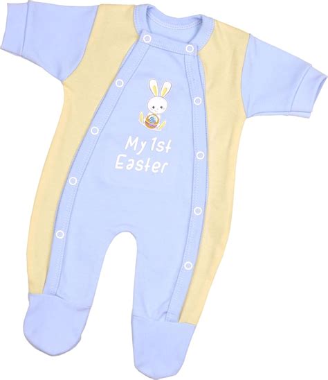 Babyprem Premature Baby Sleepsuit Babygro My 1st Easter Cotton Clothes
