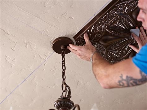 Today, these tiles provide a dramatic, embossed finish to any room of the. How to Install Tin Ceiling Tile | how-tos | DIY
