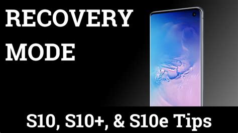 You can go to the recovery mode by the combination of power, volume, and bixby button. How to Boot the Galaxy S10 into Recovery Mode? [Tutorial ...