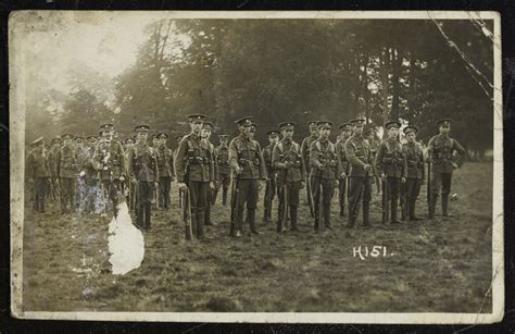 Soldiers From 7th Battalion The Buffs East Kent Regiment 1916 C